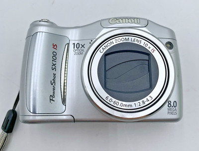 Canon PowerShot SX100 IS PC1256 8 MP 10X Optical Zoom NO BATTERY