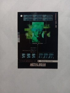 Metal Gear Solid Card | eBay