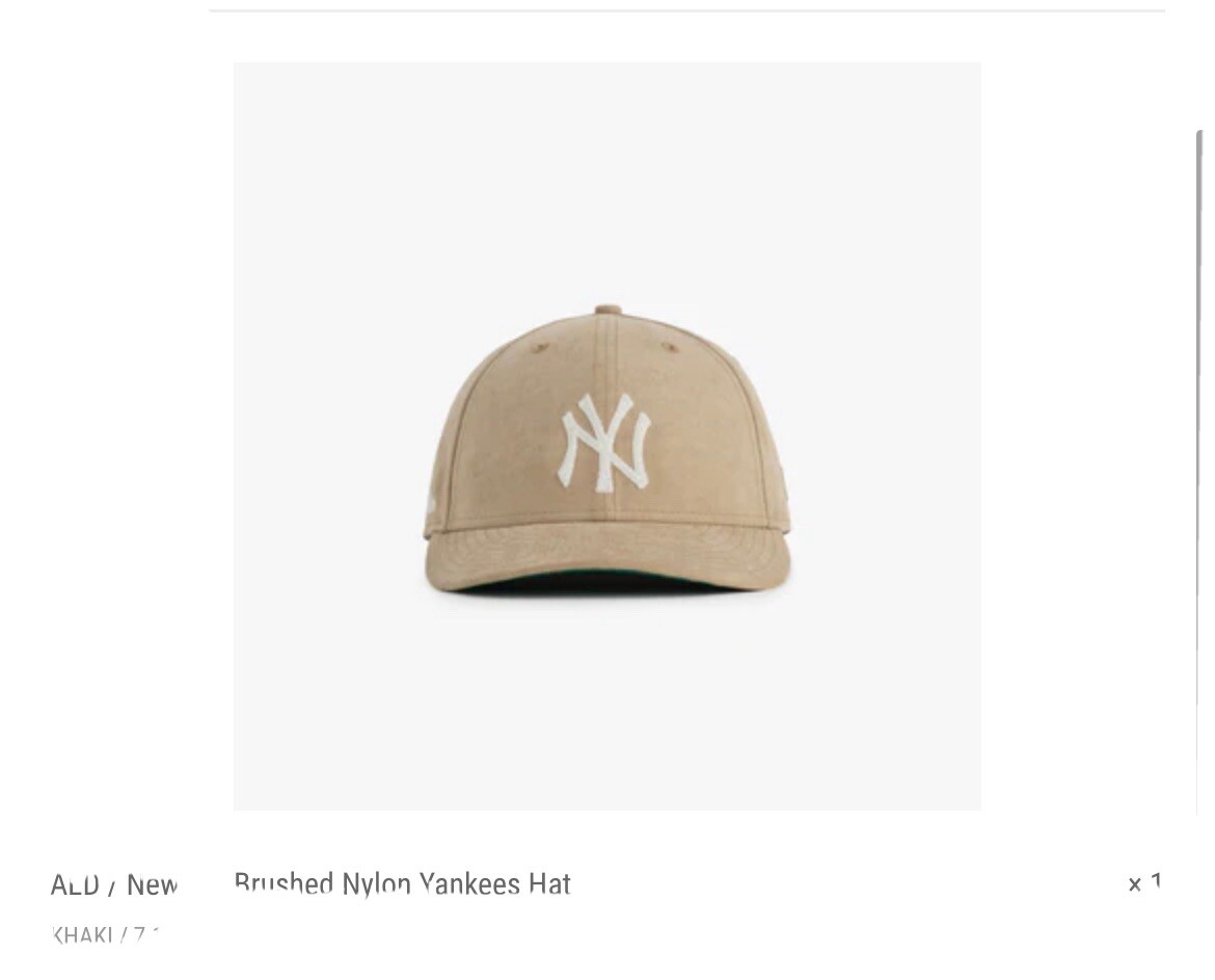 SS21 Aime Leon Dore ALD New Era 59Fifty Brushed Nylon Yankees Hat