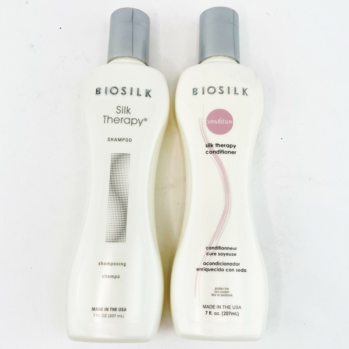 Biosilk Silk Therapy 7oz Shampoo & Conditioner Duo Hair Care
