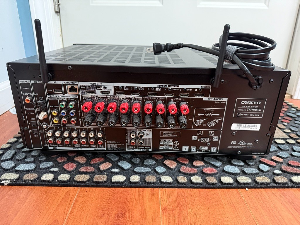 ONKYO TX-NR676E (B) AVアンプ ONKYO TX-NR676E (B) AVアンプ 7.2ch 対応AV