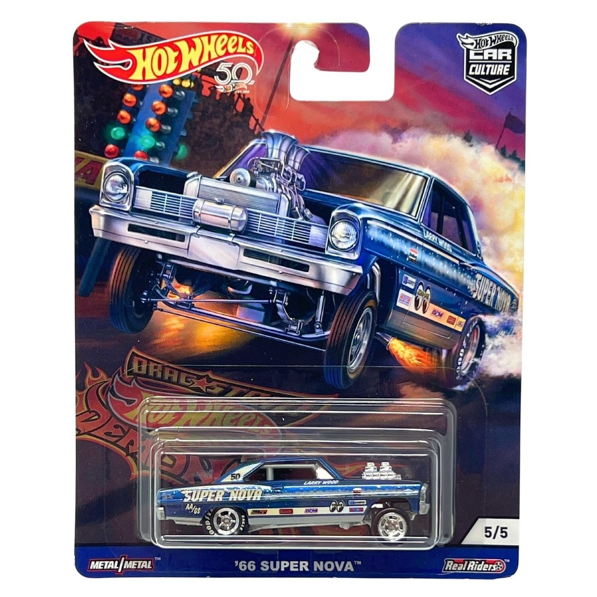 Hot Wheels Premium Drag Strip Demons 1966 Super Nova 1:64 Diecast