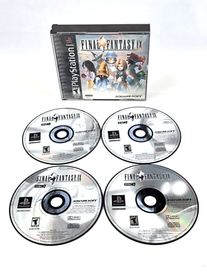 Final Fantasy IX 9 (PlayStation) PS1- No Manual - All 4 Discs