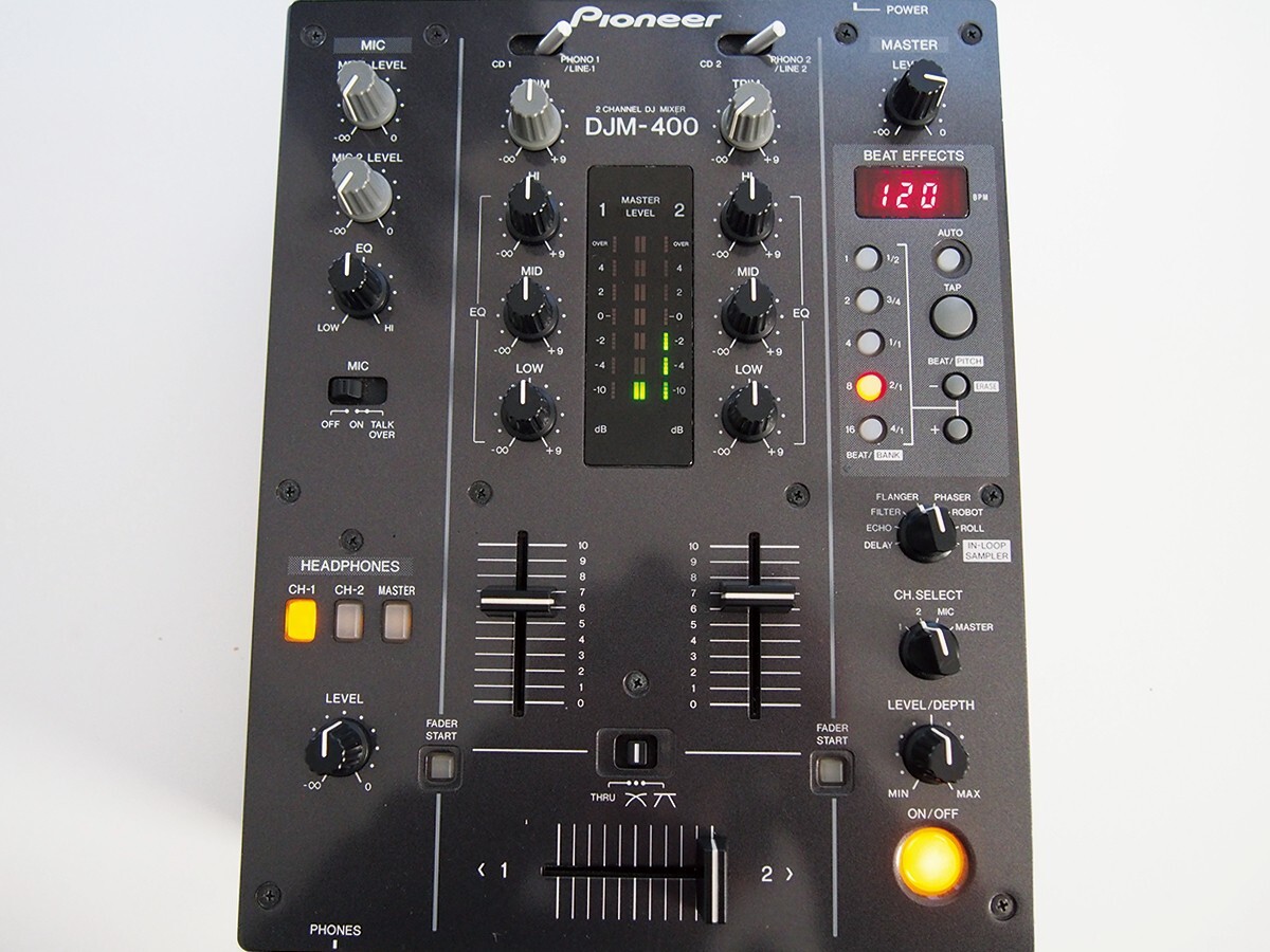 Pioneer DJ DJM-400 Black 2-channel Effects Audio Mixer DJM400 | eBay