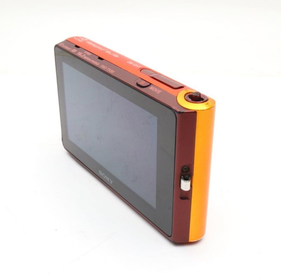 Sony Digital Camera DSC-TX30 Cyber Shot Orange 5x 18.2MP Compact