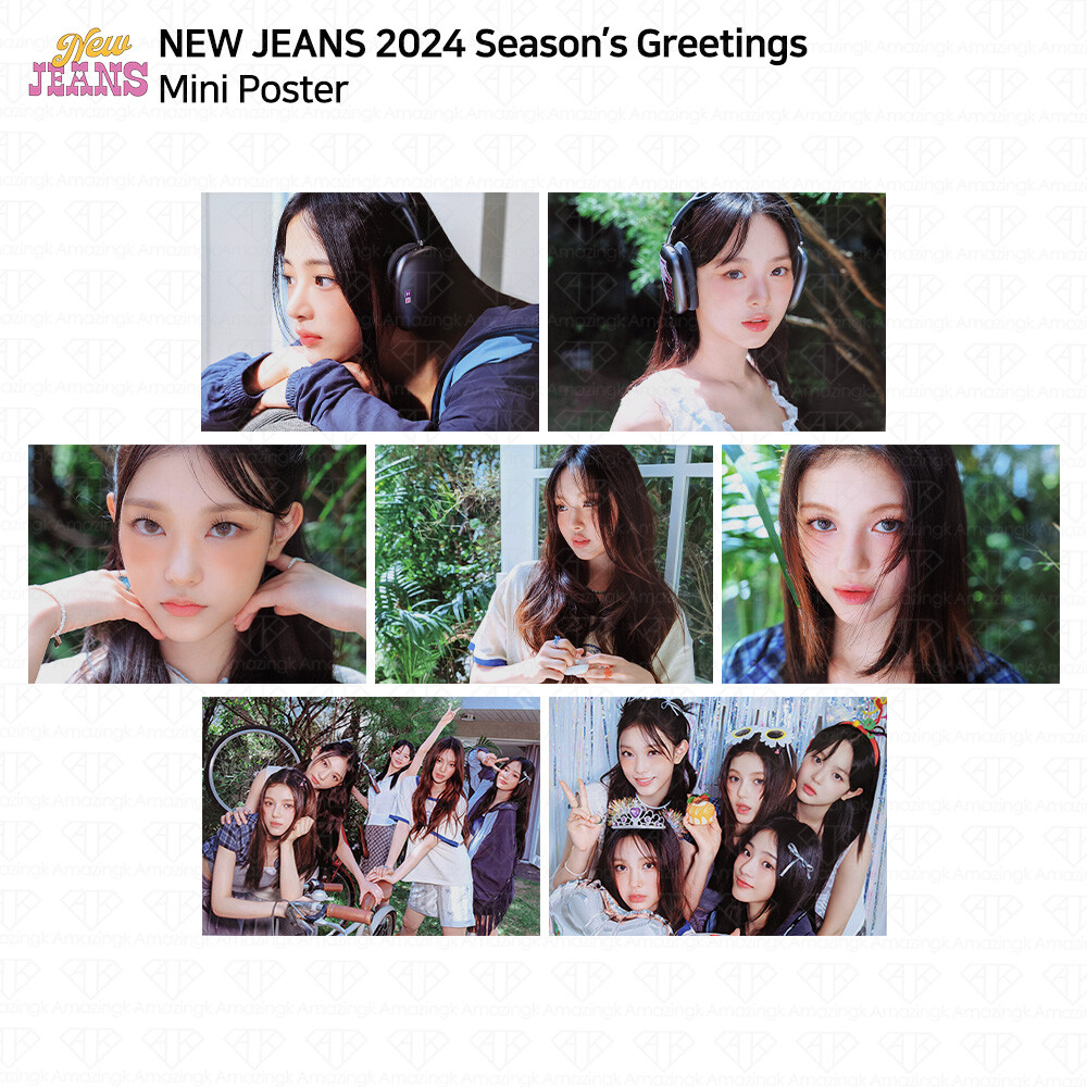 New Jeans 2024 Season's Greetings Mini Poster Minji Hanni Haerin