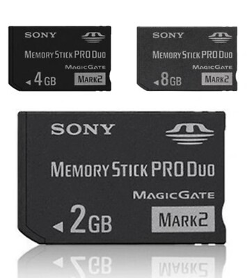 Sony 32G/16G/8G/4G/2G Memory Stick PRO DUO MS Card For Sony Old