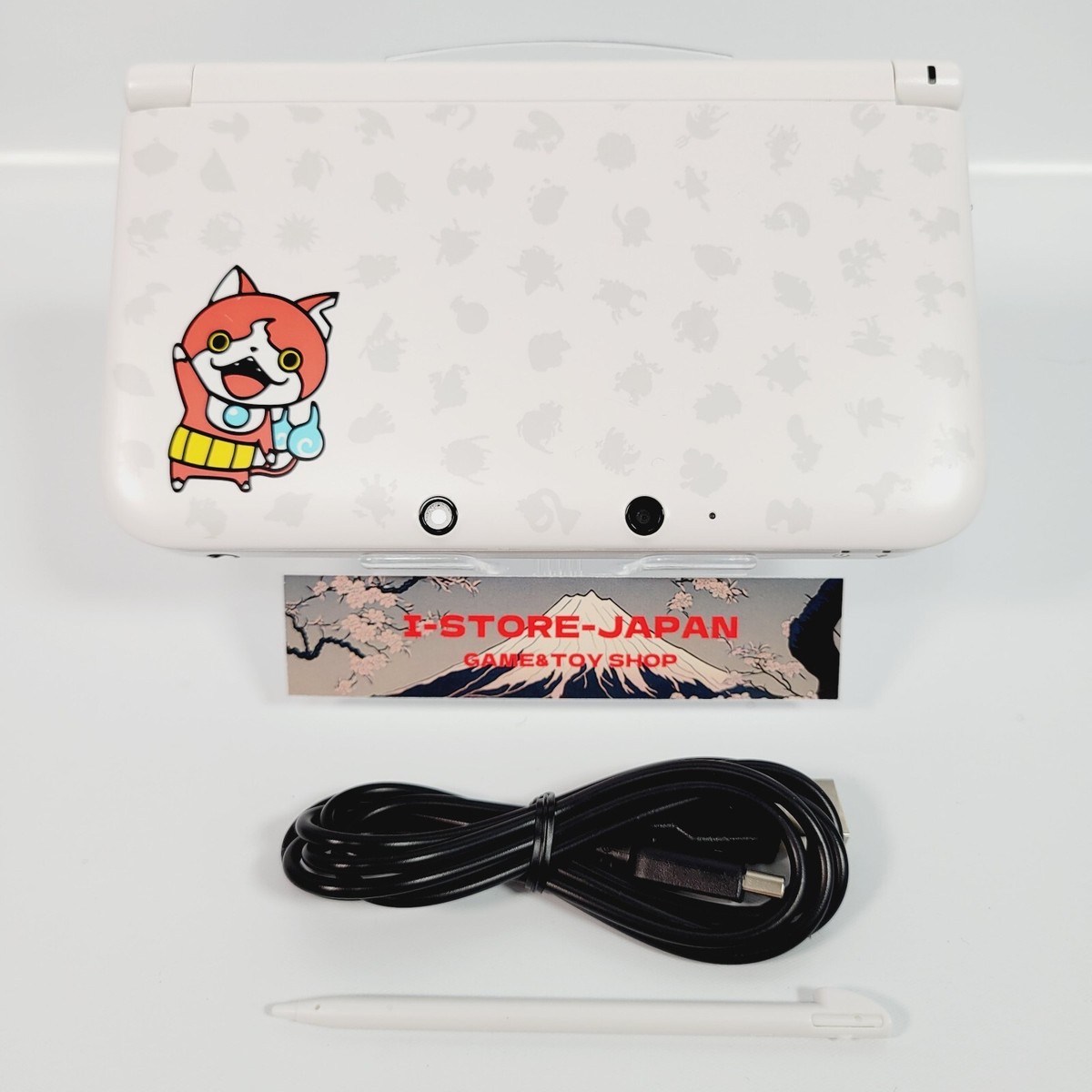 Nintendo 3DS XL LL Console White Yo-kai Watch Used MINT Yokai