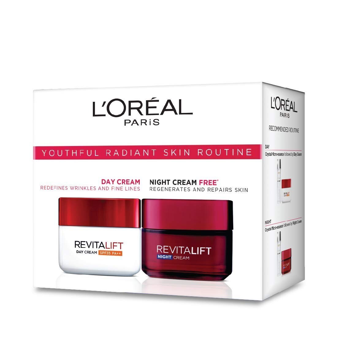 Loreal Paris Revitalift Day Cream & Revitalift Night Cream Combo