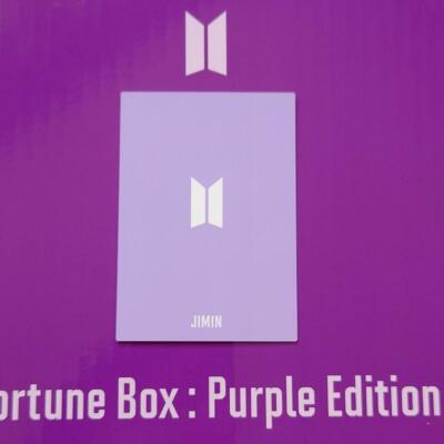 BTS JIMIN Fortune Box: T ver. Purple Edition Official photo card