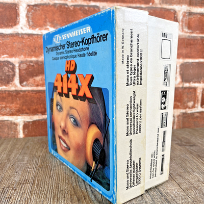 Sennheiser HD 414 Headband Headphones - Black/Yellow for sale