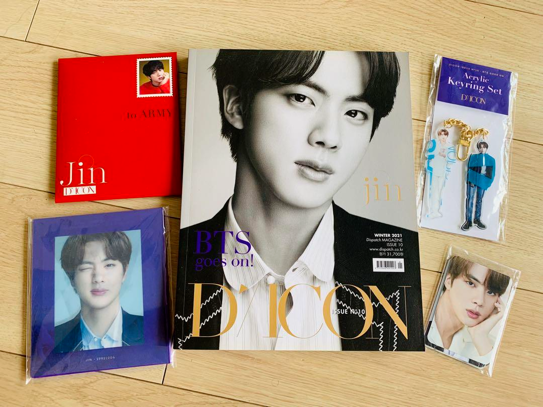 BTS goes on! DICON vol.10 Photobook Member Edition Magazine JIN