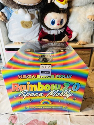 Authentic Mega Space Molly 400% Pride 2.0 Rainbow Sealed Pop Mart