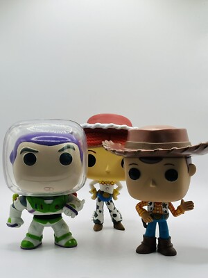 Funko Pop Toy Story Woody (168) Buzz (169) Jessie (526) 2015