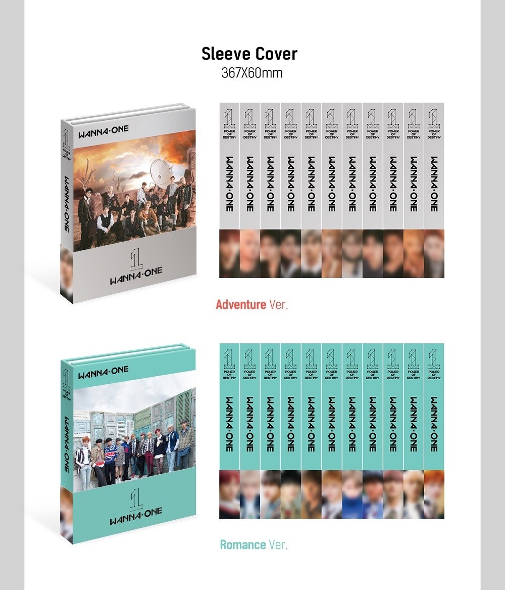 WANNA ONE 1¹¹=1 (POWER OF DESTINY) Adventure Ver. CD+P.Book+Card+
