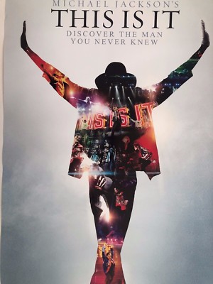 MICHAEL JACKSON,THIS IS IT, RARE AUTHENTIC 2009 POSTER | eBay