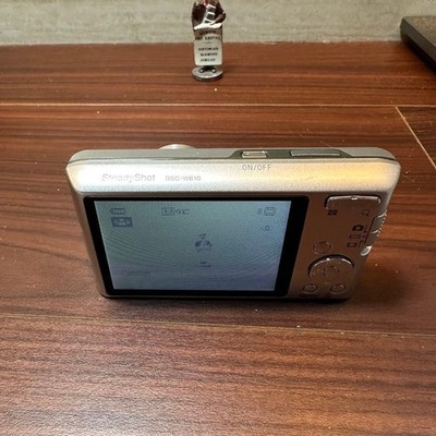 Sony Cyber-shot DSC-W610 14.1MP Digital Camera - Silver for sale