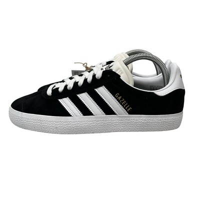 Adidas Gazelle Adv Core Black Cloud White Suede Shoes FX6563 Men's