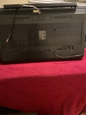 Lasonic TRC-931 Radio/Headphone Jack/Dual Cassette Boombox