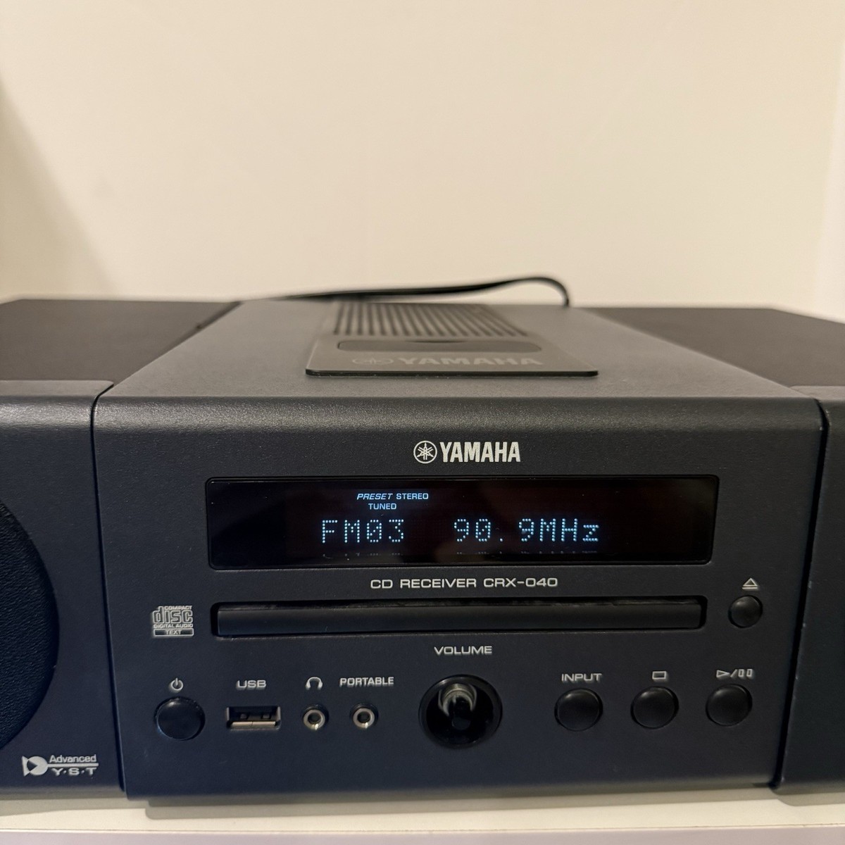 Yamaha CRX-040 CD Receiver - with Speakers - Parts Only - | eBay