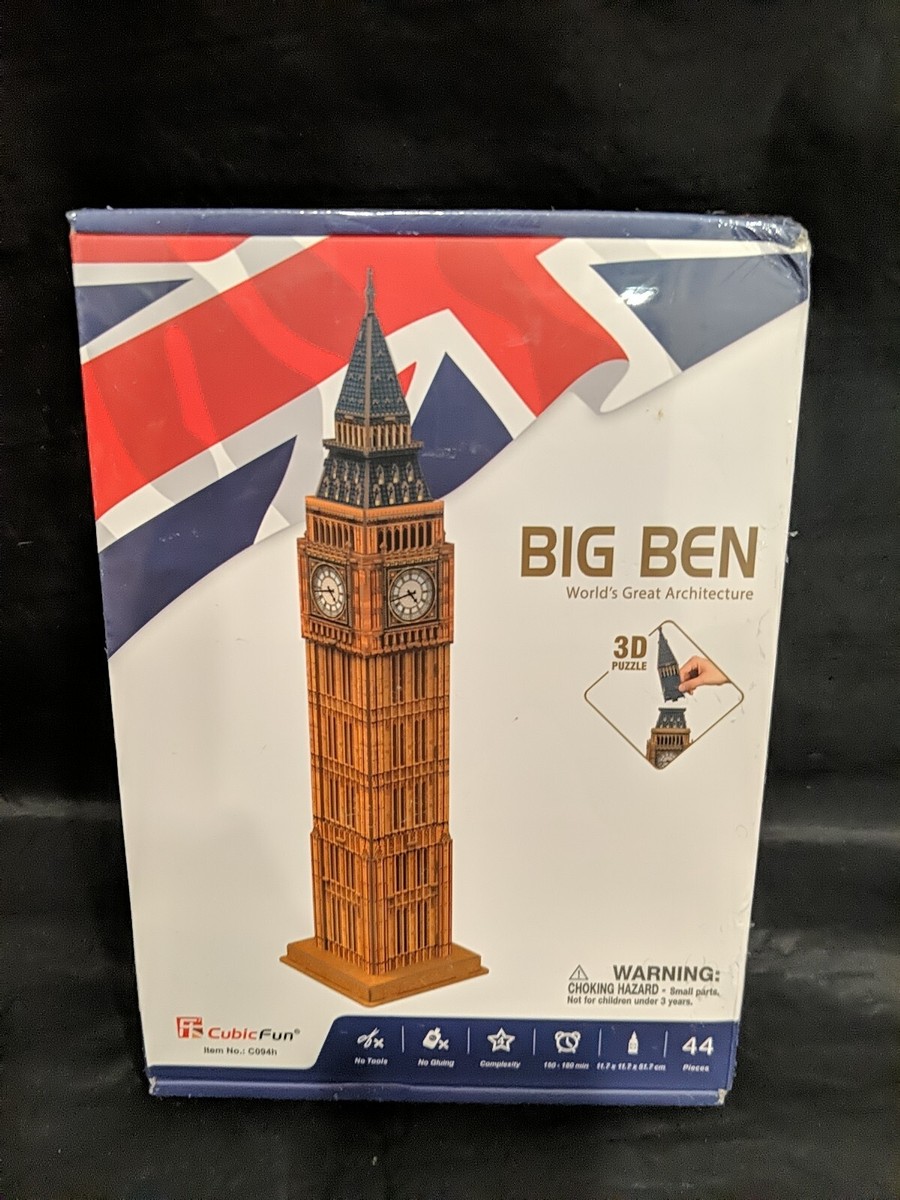 World's Great Architecture Big Ben 3D Puzzle 44 Pieces New | eBay