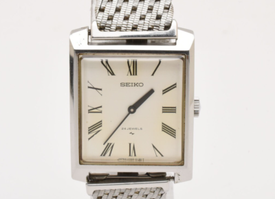 EXCELLENT +5】SEIKO 2559-3030 Vintage 24Jewels Roman White Hand