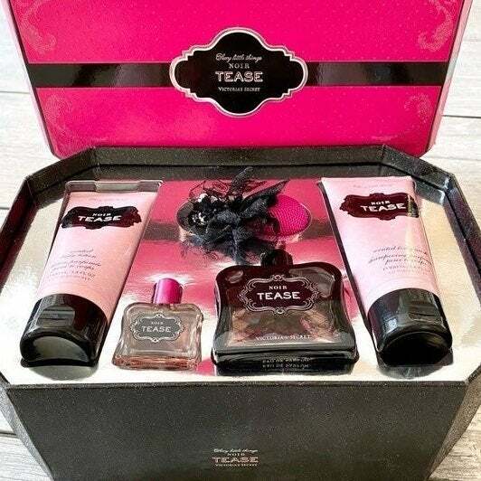Victoria Secret Sexy Little Things Noir Tease Perfume Gift Box Set