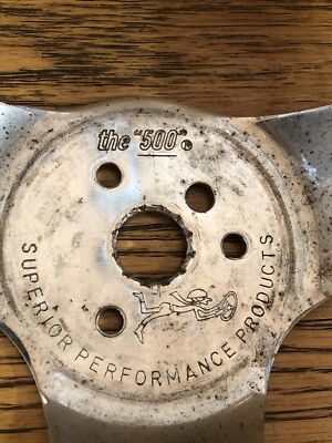 Vintage The 500 Superior Performance Products Steering Wheel Car