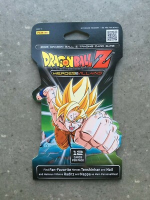 Panini 2015 Dragon Ball Z TCG Heroes & Villains Sleeved Booster