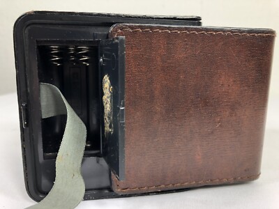 Vintage SONY TR-1825 CUBE Transistor RADIO LEATHER 60s 70s Op Pop