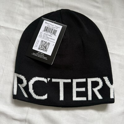 Arcteryx Word Head Toque, Black, One Size | eBay