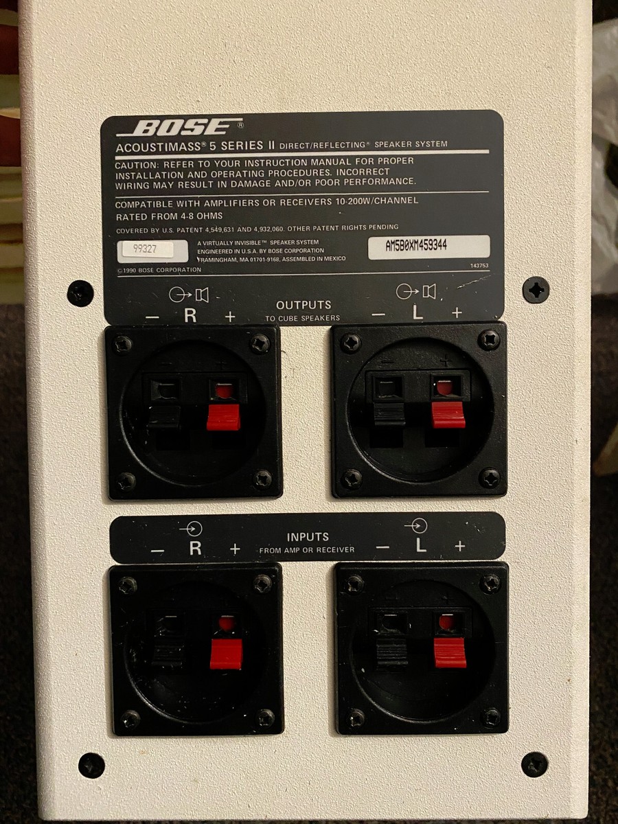 Bose Acoustimass 5 Series II Speaker System 2.1 Channel Subwoofer