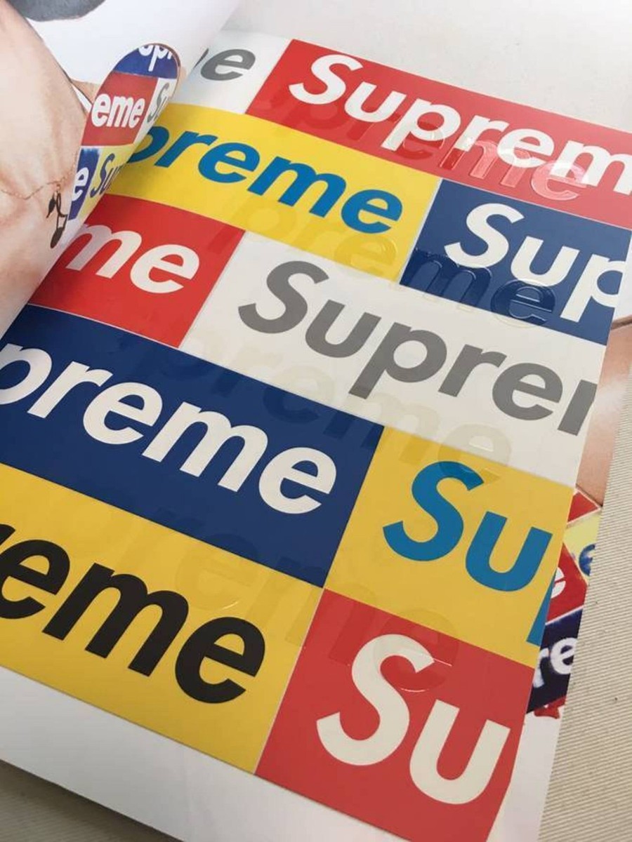 Supreme Book Vol 3 + Box Logo Stickers sheet Japan magazine