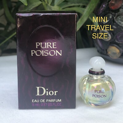 💝MINIATURE Original Formula PURE POISON Dior EDP 5ml Mini Perfume