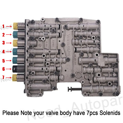 6HP19 Transmission valve Body w/ 7x Solenoids For BMW 323i 325i