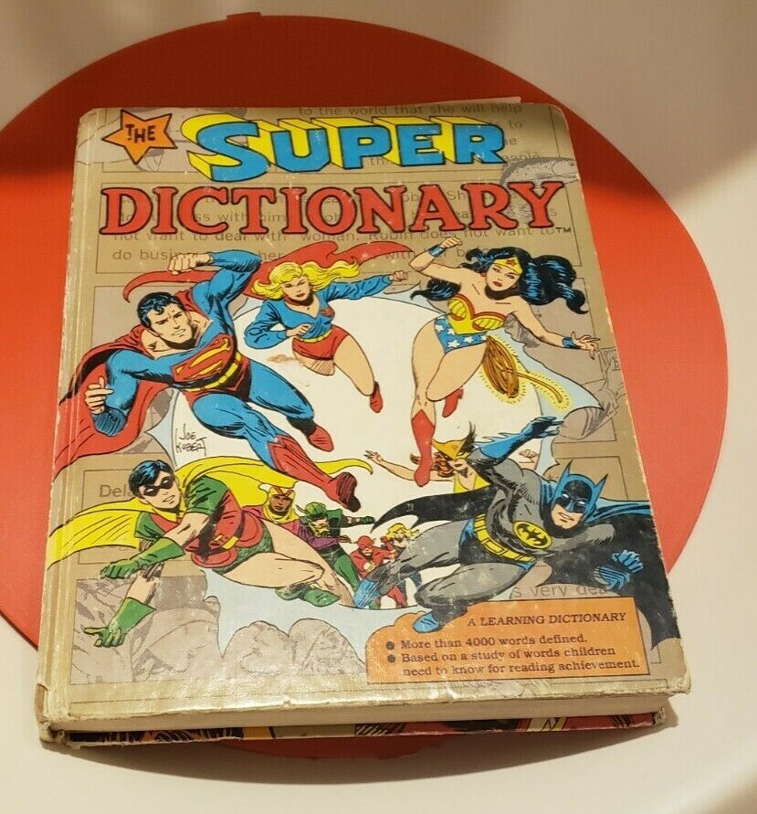 The super dictionary 英英辞典 ヴィンテージ DCコミックス The super