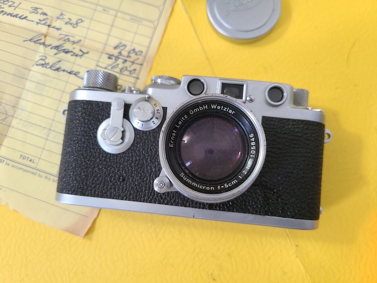 Leica DRP Ernst Leitz GmbH Wetzlar Germany Camera 3 lens & extra