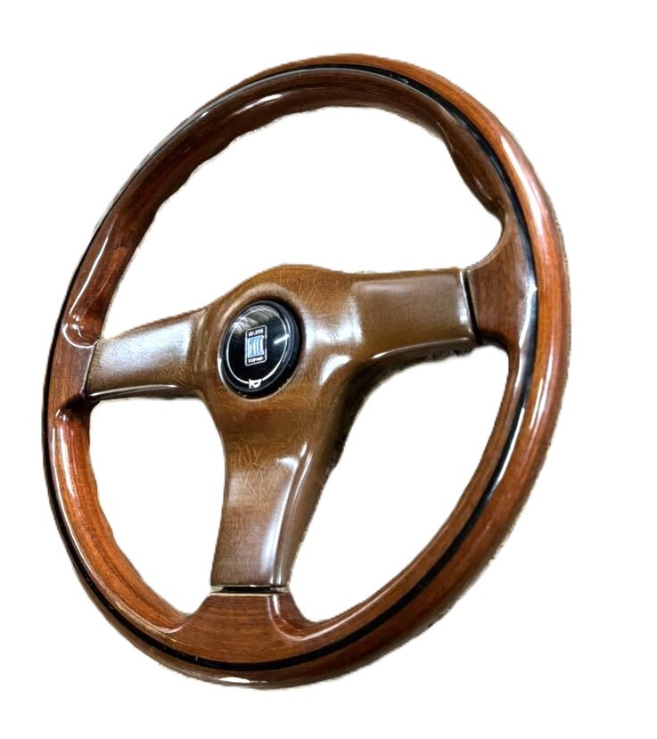 NARDI GARA3 Wood Steering Wheel Vintage JDM Discontinued Italy