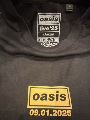 Oasis Live '25 New Jersey Concert Limited Event Shirt XL MetLife
