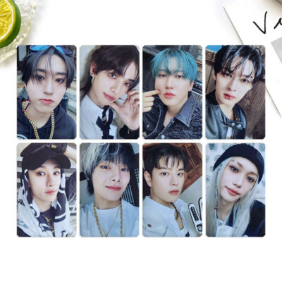 8pcs/set StrayKids 合HOP Double-Sided Self Made . Photocards KZHOP