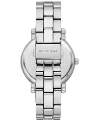 MICHAEL KORS MK7347 COREY Three-Hand Silver-Tone Alloy Watch 38mm