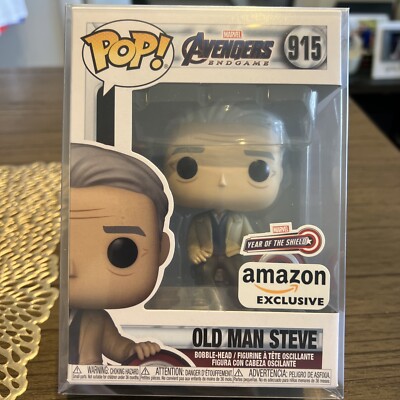 Funko Pop! Vinyl: Marvel - Old Man Steve - Amazon (Exclusive) #915