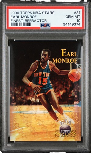 EARL MONROE 1996 Topps NBA Stars Basketball GS # 81 Baltimore