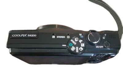 Nikon COOLPIX S8200 16.1MP Digital Camera - Black (S8200) for sale
