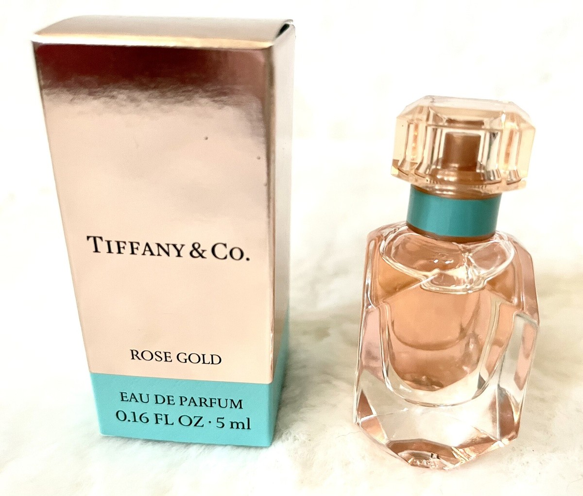 Tiffany & Co Rose Gold Eau De Parfum Mini 0.16 oz/ 5 ml NEW In A
