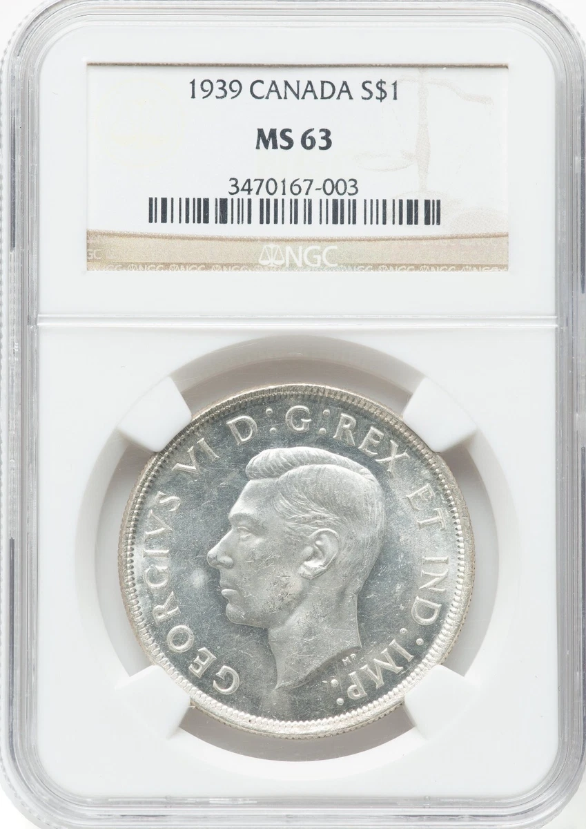 1939 Canadian Silver Dollar for sale | eBay