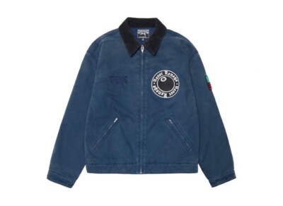 Stussy x Denim Tears Canvas Jacket Blue Size S-XXL | eBay