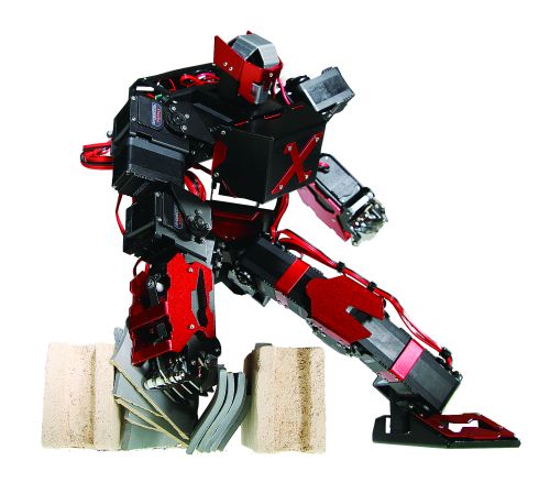 完全二足歩行や人間のようなアクションが可能な高性能ロボットを作成