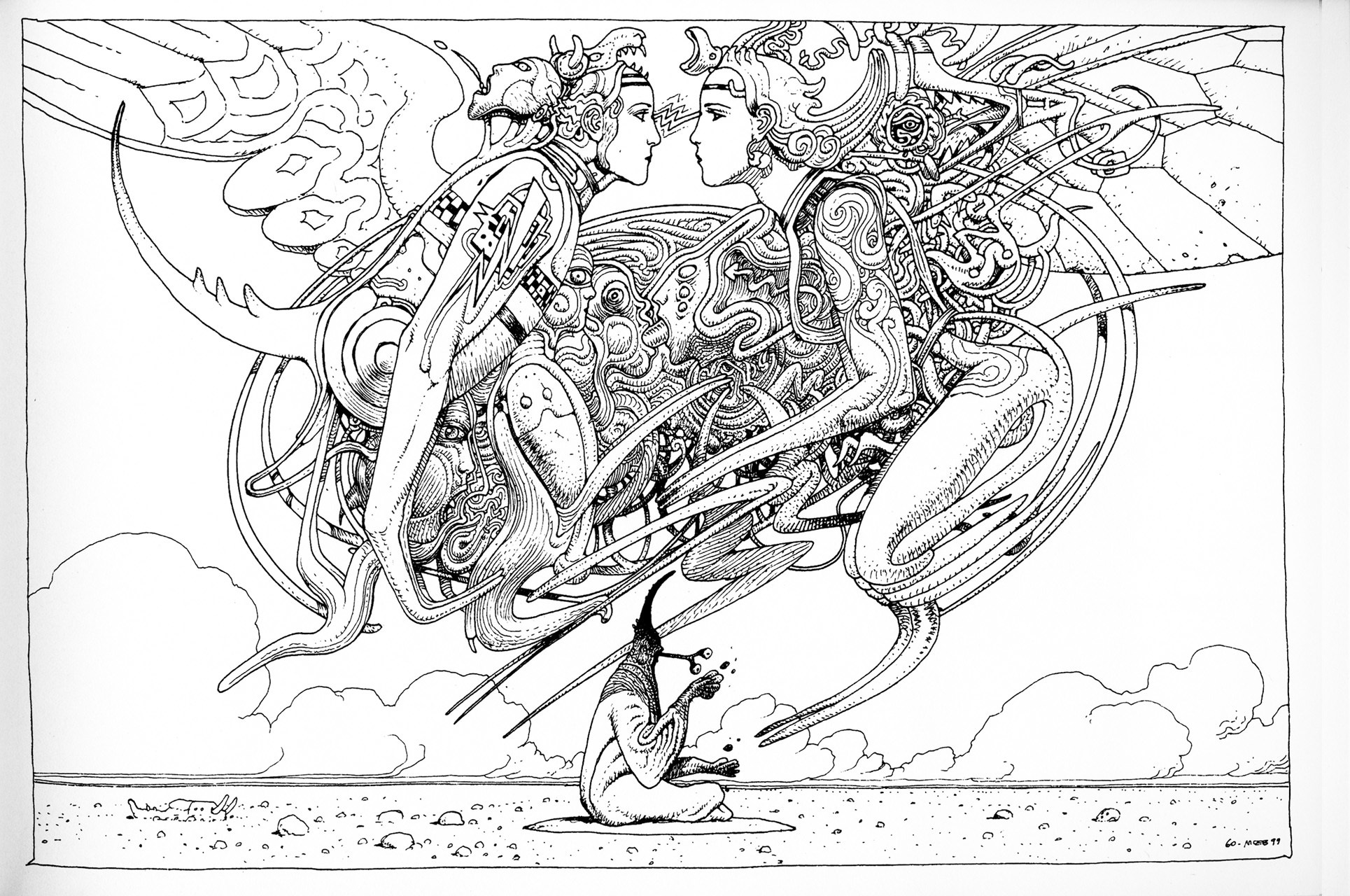 Moebius: 40 Days in the Desert | Blue Labyrinths