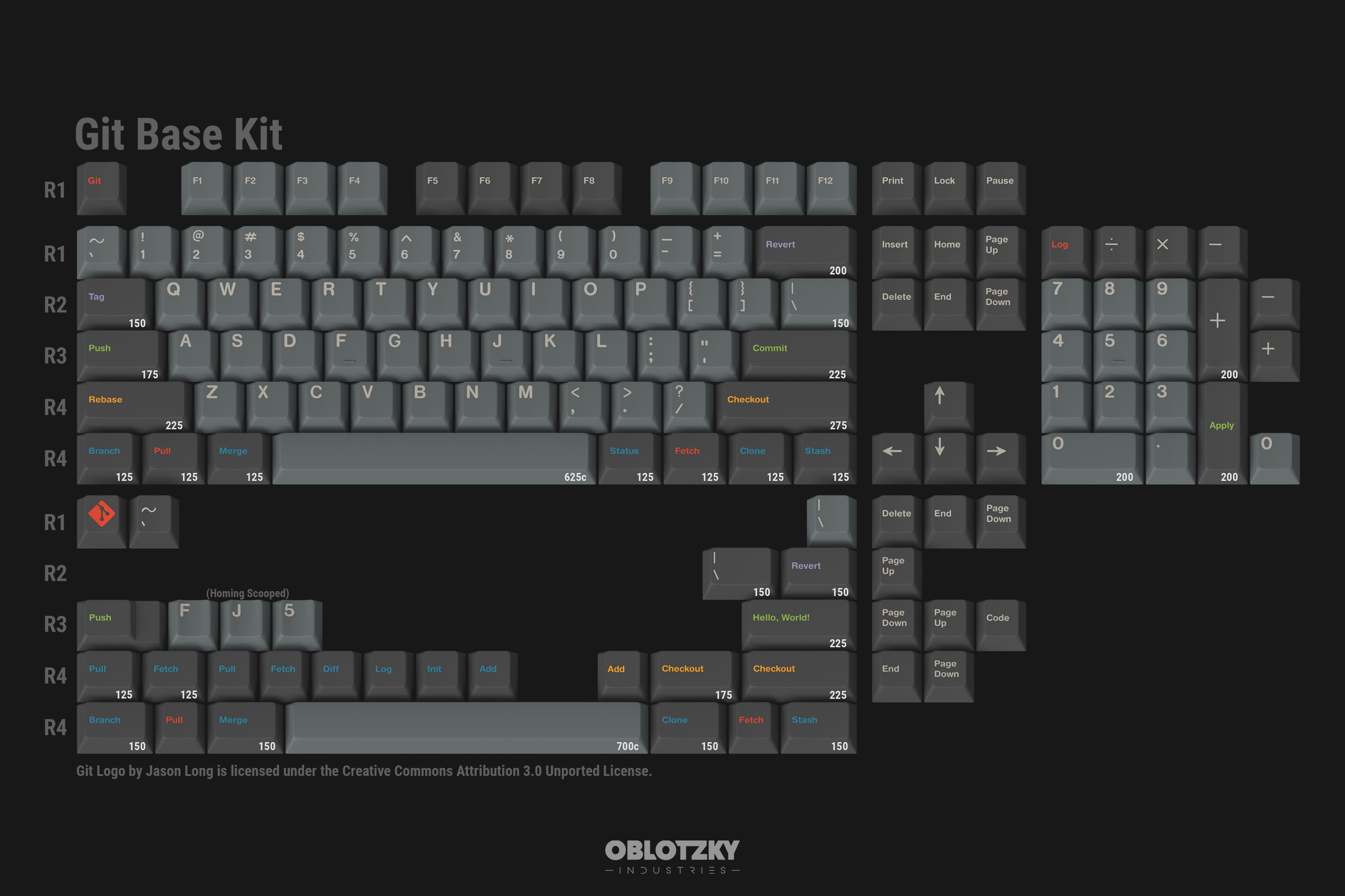キーボード HAGOROMO ALPHAS + OBLIVION MODIFIERS キーボード